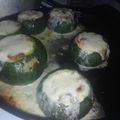 El cooksnap de Florencia Biotti cuando hizo Zapallitos rellenos.