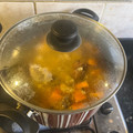 El cooksnap de cristiankl cuando hizo Locro criollo.