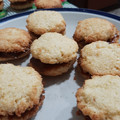 El cooksnap de Paula Giménez cuando hizo Alfajores de coco 🥥.