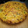 El cooksnap de graciela martinez IG @gramar09ok ☺💗 cuando hizo Tortilla de zucchini y berenjena.