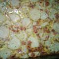 El cooksnap de Thalia cuando hizo Tortilla de papa armada en crudo al horno.