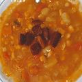 El cooksnap de María Eugenia Llugdar cuando hizo Sopa de verduras c/crutones.