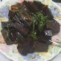 花生米 的 【蔬菜。杏鮑菇】三杯皮蛋杏鮑菇米血糕 cooksnap
