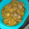 Cooksnap azlina azzeri semasa beliau membuat Mee Goreng Simple.