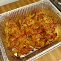 El cooksnap de Leonela García cuando hizo Pechuga de pollo con tocino 🥓 y queso 🧀.