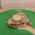 El cooksnap de Melanie Bravo cuando hizo Crepas dulces/saladas.