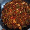 El cooksnap de Fanny cuando hizo Judías verdes con tomate y jamón.