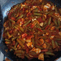 El cooksnap de Fanny cuando hizo Judías verdes con tomate y jamón.