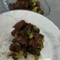Cooksnap Alya Yasmin semasa beliau membuat Healthy Meal | Beef Broccoli Stir-fry.