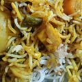 Sampa Chandra's cooksnap of when they made চিকেন বিরিয়ানি (chicken biryani recipe in Bengali).