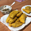 El cooksnap de Yolanda Pérez cuando hizo Empanadas Colombianas.