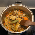 El cooksnap de Ana Pernas cuando hizo Guiso de pollo.