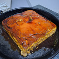 El cooksnap de lsh cuando hizo Flan con bananas y caramel.