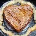 Doyel Das's cooksnap of when they made আপেল কেক উইথ টুটিফ্রুটি ও চকোলেট সস(apple cake with tutti frutti chocolate sauce recipe in bengali).