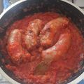 El cooksnap de Martin Erre cuando hizo Chorizo a la pomarola.