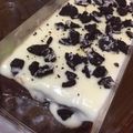 Cooksnap dari marlinaputriii untuk resep Puding coklat with topping milky fla and oreo peanut butter..