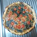 El cooksnap de Miguel cuando hizo Quiche de espinacas y queso fresco.