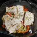 El cooksnap de Mery Ruiz Margareto cuando hizo Perca al horno con patatas.
