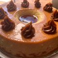 El cooksnap de Andrea Escalante cuando hizo Flan casero.