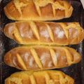 El cooksnap de Alejandra Alegre cuando hizo Pan con harina de maíz y de trigo dulce.