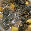Fatima Rais's cooksnap of when they made Soya Palak Aalu #Cookpadapp #Sehri_Contest #5WeeksChallenges.