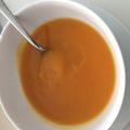 El cooksnap de María Alicia cuando hizo Crema de ahuyama.
