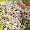 Hauwau Muhammad's cooksnap of when they made Milky popcorn 🍿.