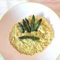 il Vania quando ha preparato Risotto alla crema di asparagi