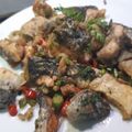 รูป Cooksnap ของ Tunarap เมื่อเขาทำ แซลมอน คั่วพริกเกลือ