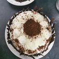 El cooksnap de Karla cuando hizo Tarta Selva Negra.