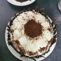 El cooksnap de Karla cuando hizo Tarta Selva Negra.