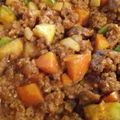 El cooksnap de Rosa López cuando hizo Carne molida con verduras.