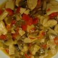 El cooksnap de Paco cuando hizo Contramuslos de pollo con habitas y pimientos.