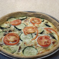 El cooksnap de Veronica Pet cuando hizo Quiche de verduras y queso de cabra.