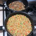 El cooksnap de Maricarmen Meza cuando hizo Arroz frito chino.