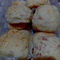 El cooksnap de jorge cuando hizo Pancitos saborizados con jamón y queso.