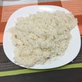 El cooksnap de Raquel cuando hizo Arroz blanco Mambo.