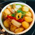รูป Cooksnap ของ Yun Ja เมื่อเขาทำ ขนมจีนน้ำยาป่าไล่โควิด