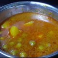 Mann joshi का कुकस्नैप जब उन्होंने आलू मटर की सब्जी (aloo matar ki sabzi recipe in Hindi) बनाया था।