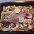 El cooksnap de DMORA cuando hizo Dorada al horno.