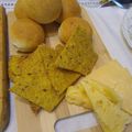 El cooksnap de Kele cuando hizo Crackers de semillas y cúrcuma.