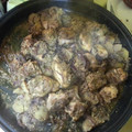 El cooksnap de Joanguevara Jeanmarie Martinez cuando hizo Cazuela de pollo encebollado al horno, con patatas y majado de higadillos.