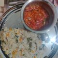 Zesty Style का कुकस्नैप जब उन्होंने वेज फ्राइड राइस (veg fried rice recipe in hindi) बनाया था।
