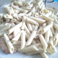 El cooksnap de Javier Garrido cuando hizo Macarrones con gamba pelada y langostinos.