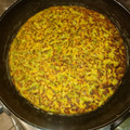 El cooksnap de Leticia cuando hizo Tortilla de porotos verdes.