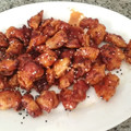 El cooksnap de Paloma de la Torre cuando hizo Pollo Caramelizado.