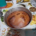 El cooksnap de Susana Pacheco cuando hizo Bizcochuelo de pasas rubias.