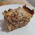 El cooksnap de Hernán Escobar C. cuando hizo Quiche de carne y champiñón.