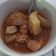El cooksnap de Stracy cuando hizo Pollo en salsa de tomate.