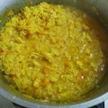 El cooksnap de Lau Alvarez cuando hizo Arroz amarillo con pollo de ayer.